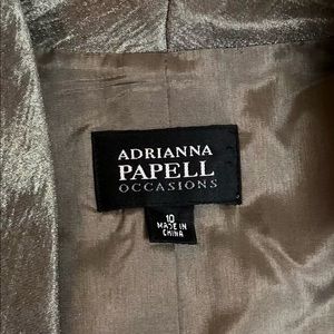 Grey mother of the bride dress.